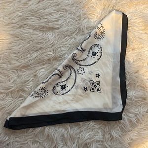 black and white bandana from shein